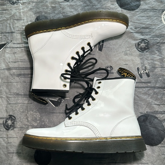 Dr. Martens Shoes - DR MARTEN PATENT LEATHER ZAYLA SZ 8